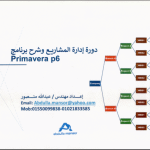 دورة إدارة المشاريع وشرح برنامج Primavera P6 | م.عبدالله منصور