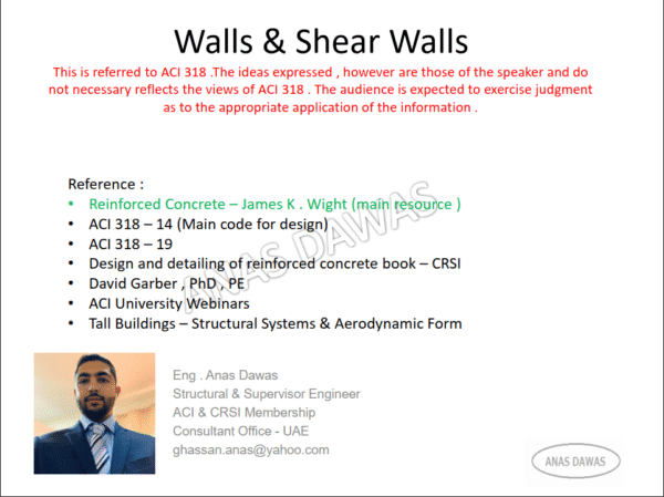 Design of Walls